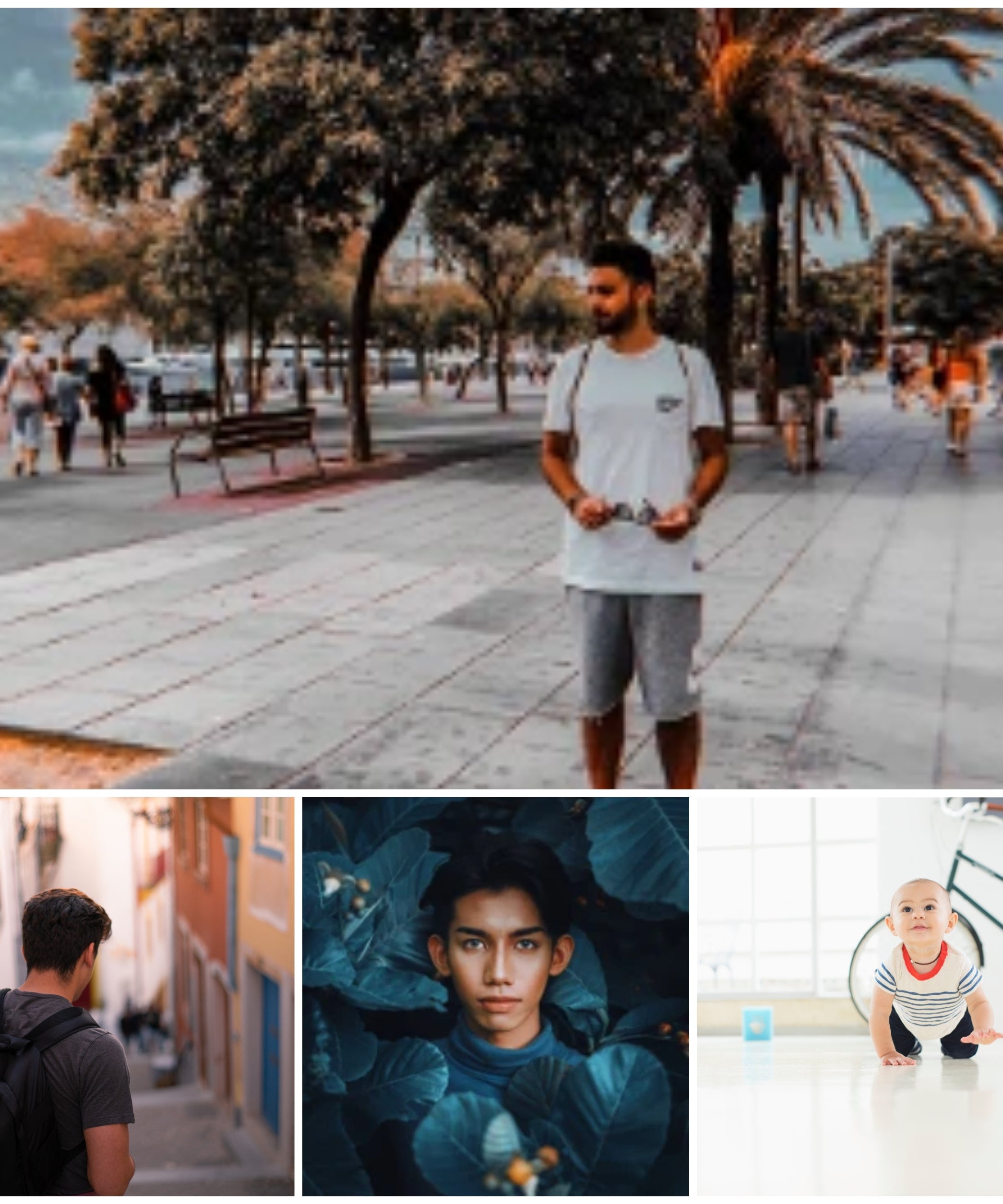 Four Pic Customized Collage A4 Frame