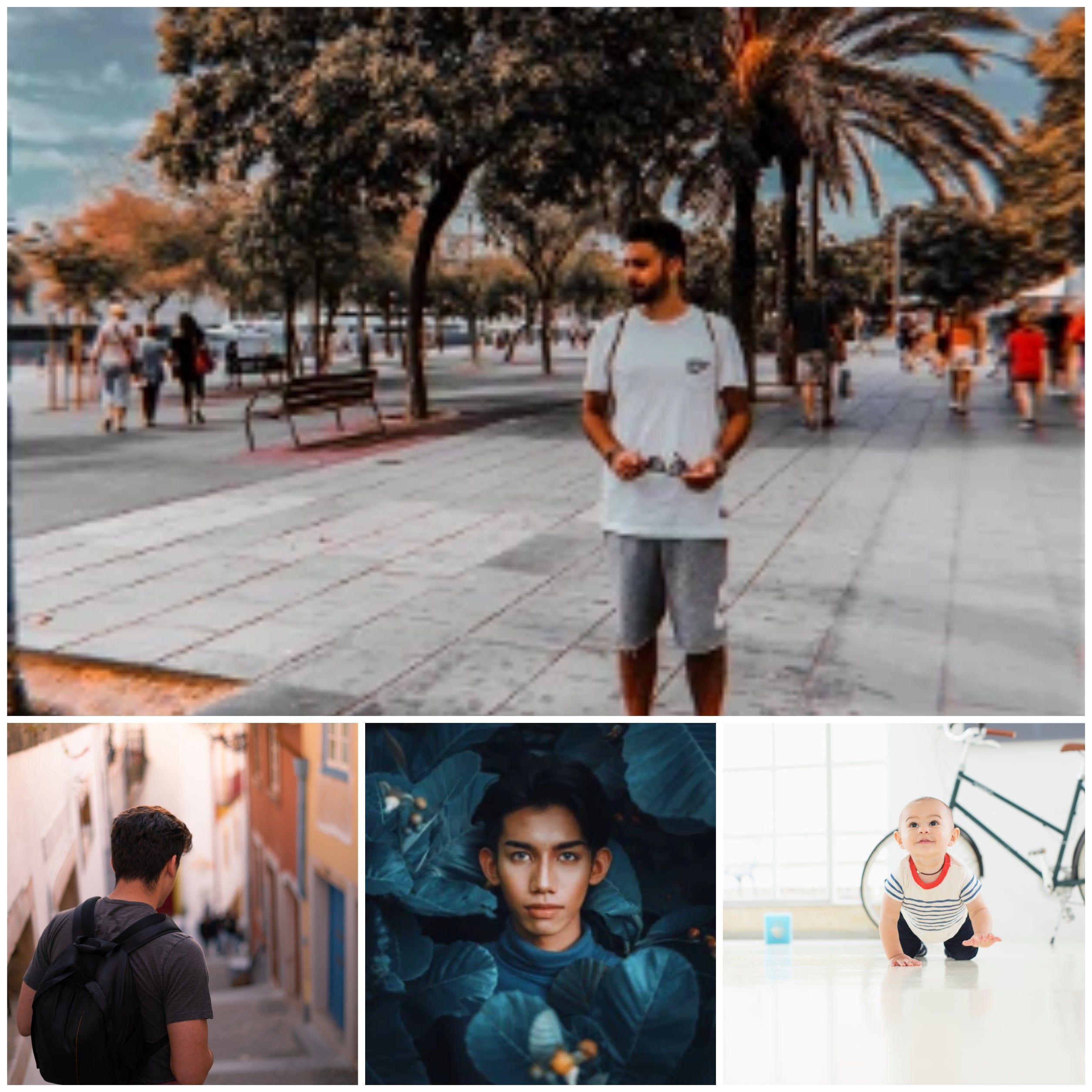 Four Pic Customized Collage A4 Frame