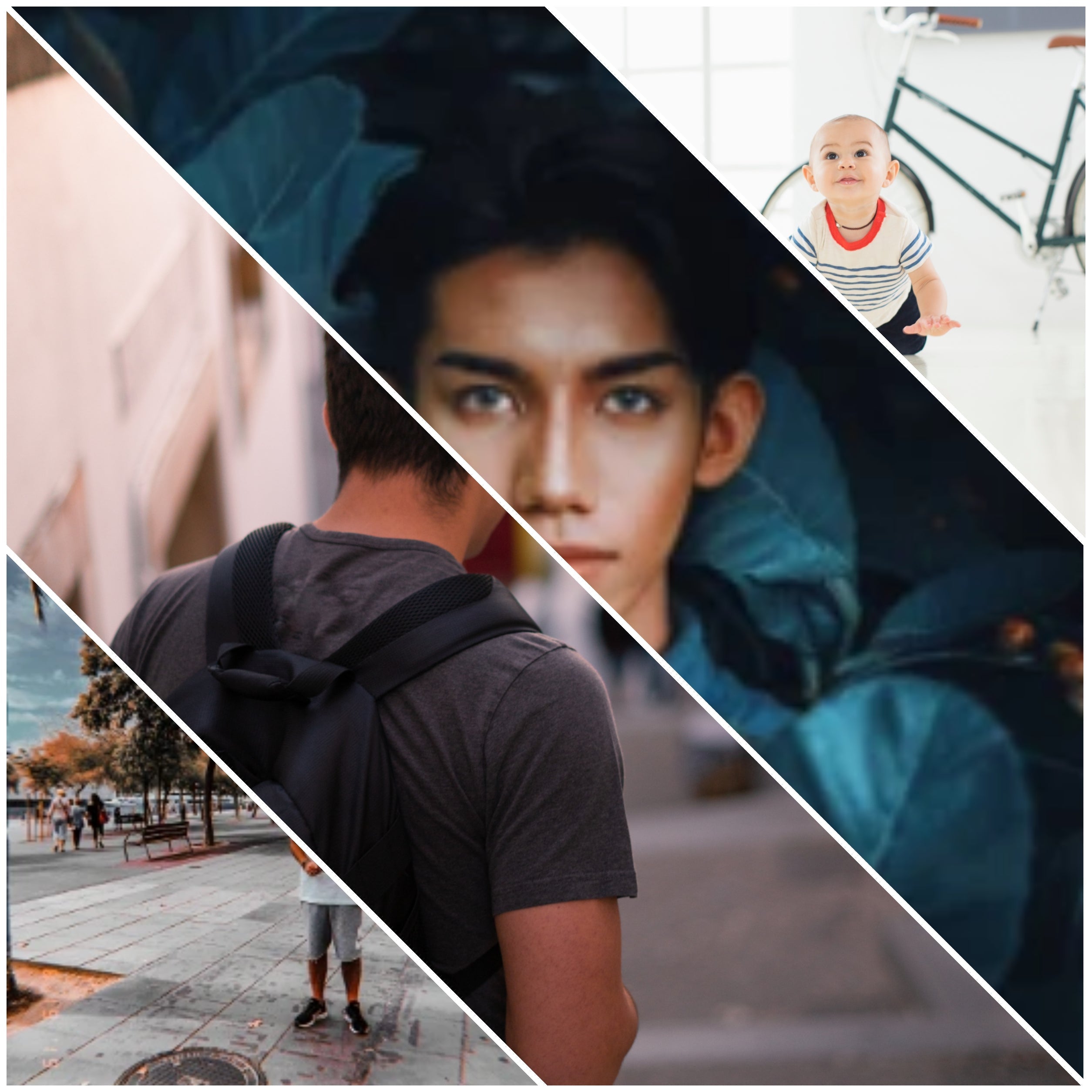 Four Pic Customized Collage A4 Frame 6