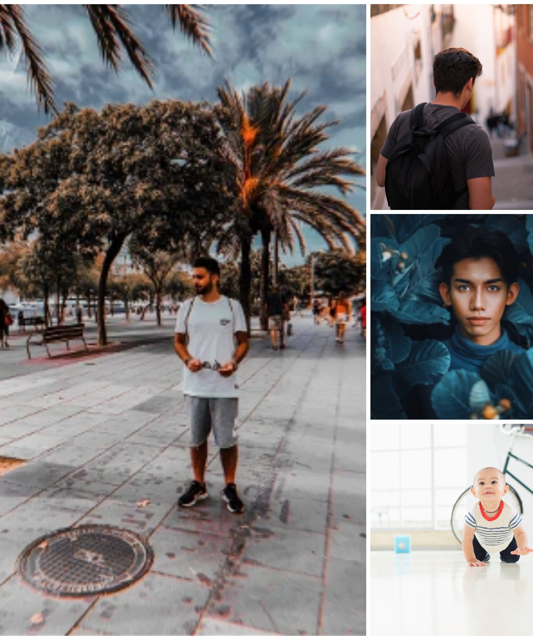 Four Pic Customized Collage A4 Frame