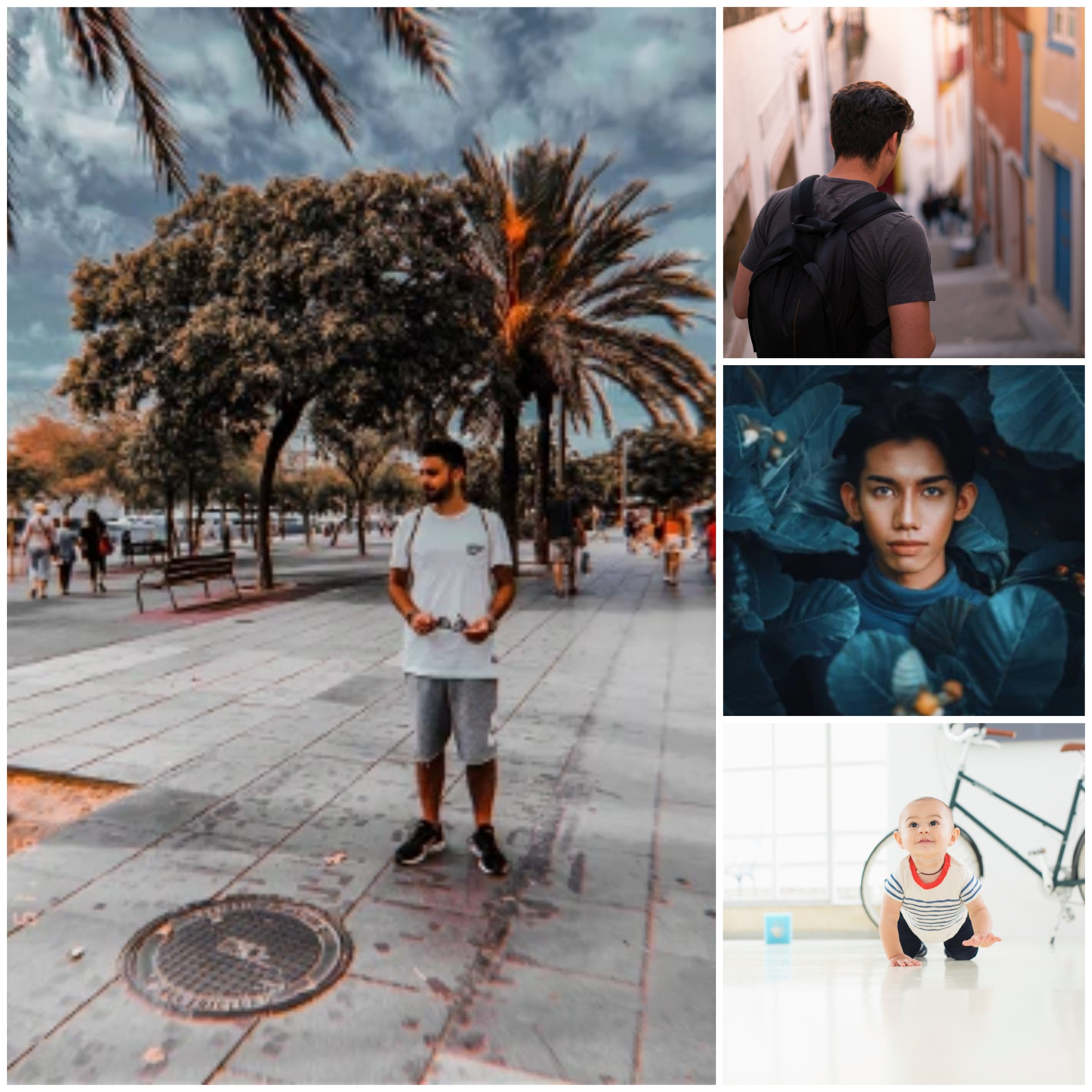 Four Pic Customized Collage A4 Frame