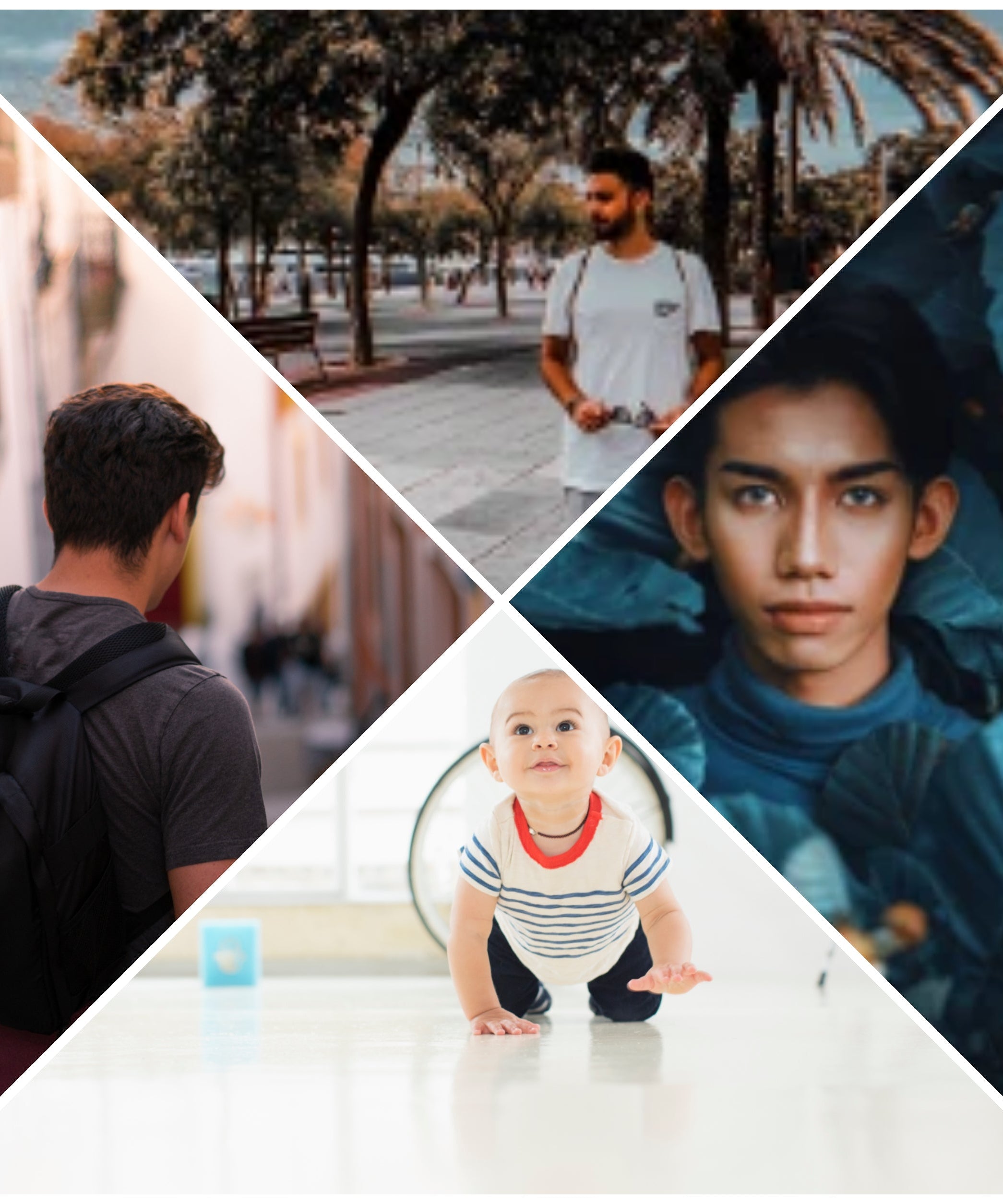 Four Pic Customized Collage A4 Frame