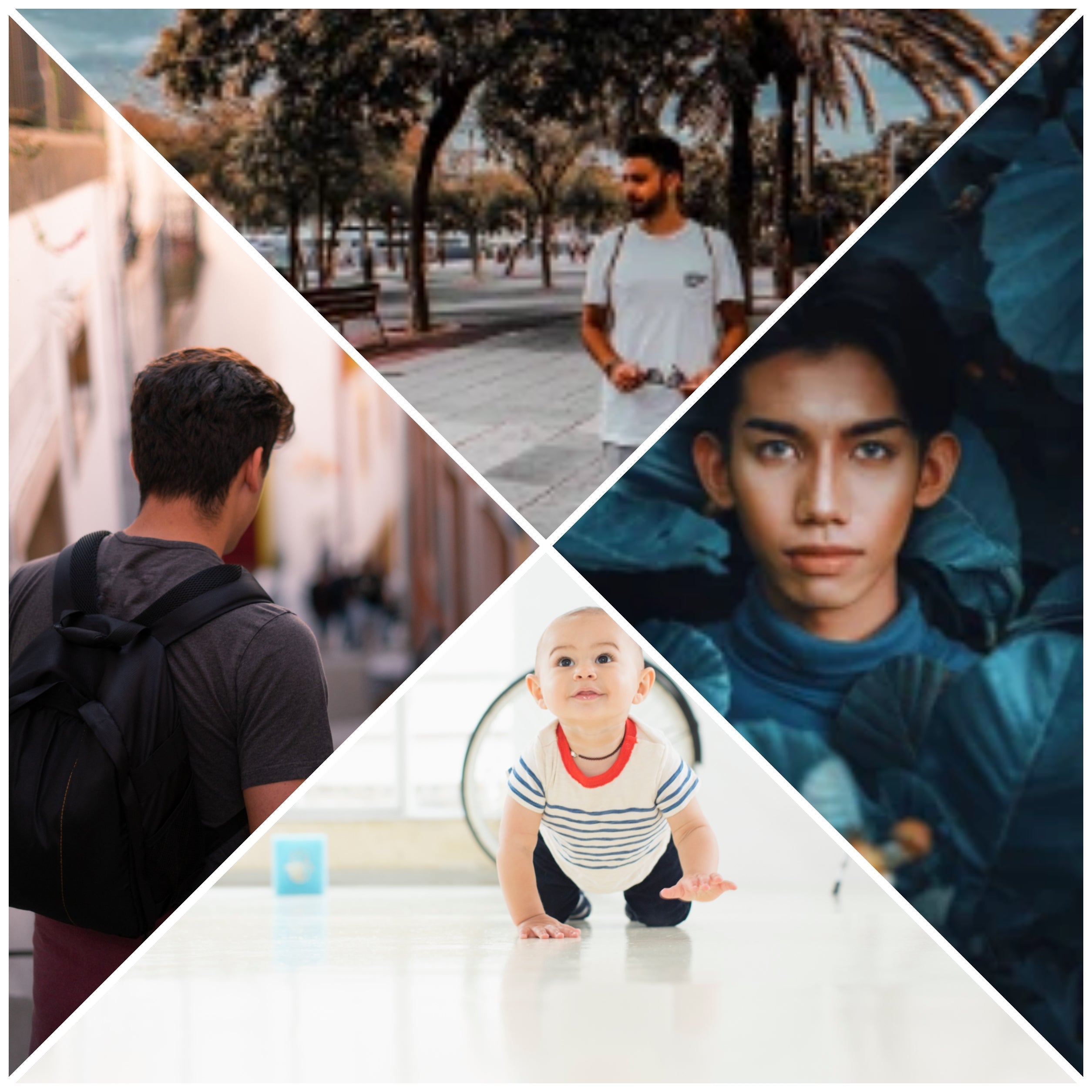 Four Pic Customized Collage A4 Frame