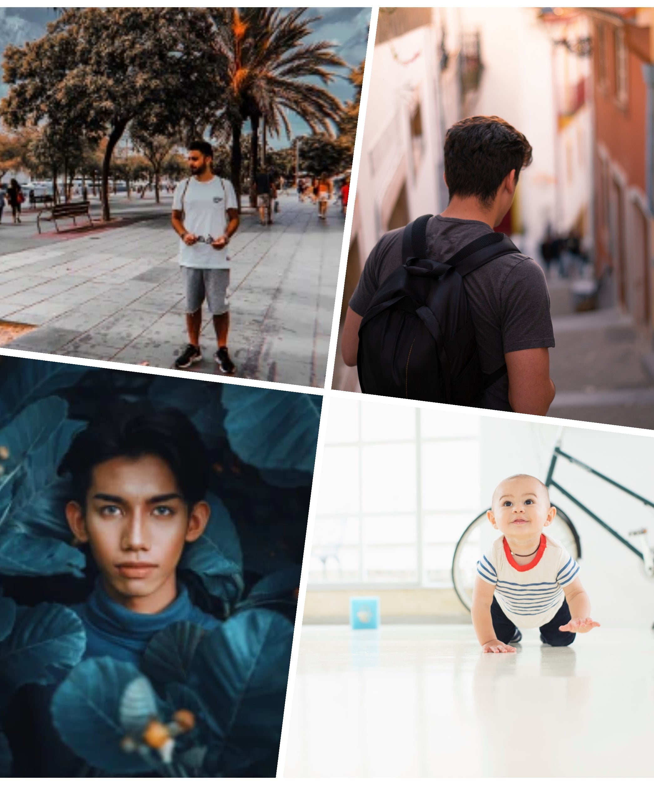 Four Pic Customized Collage A4 Frame 5