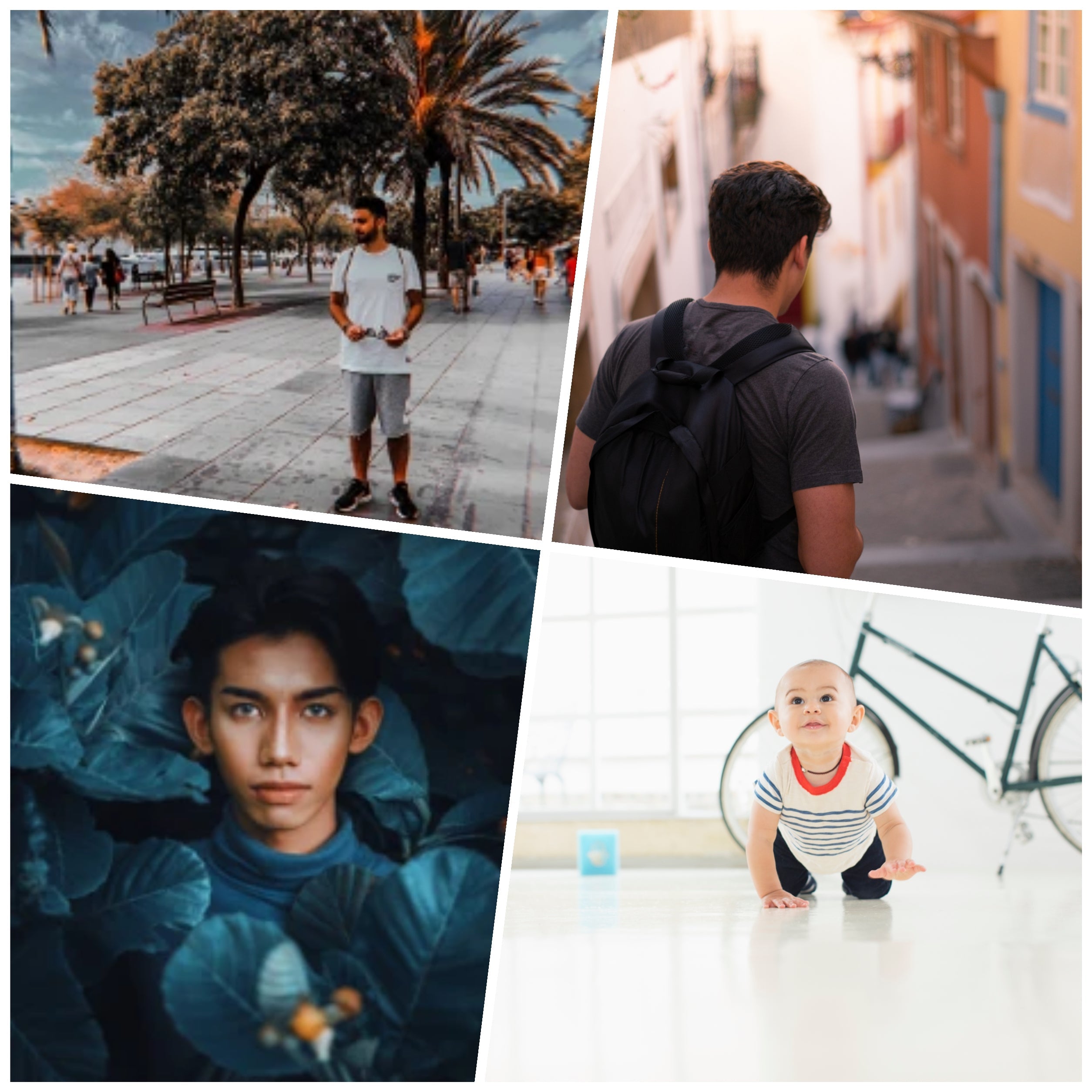 Four Pic Customized Collage A4 Frame 5