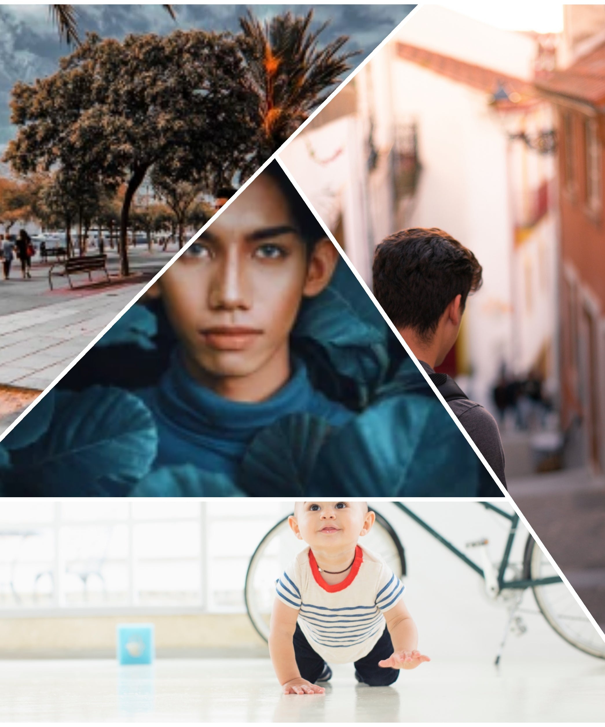 Four Pic Customized Collage A4 Frame