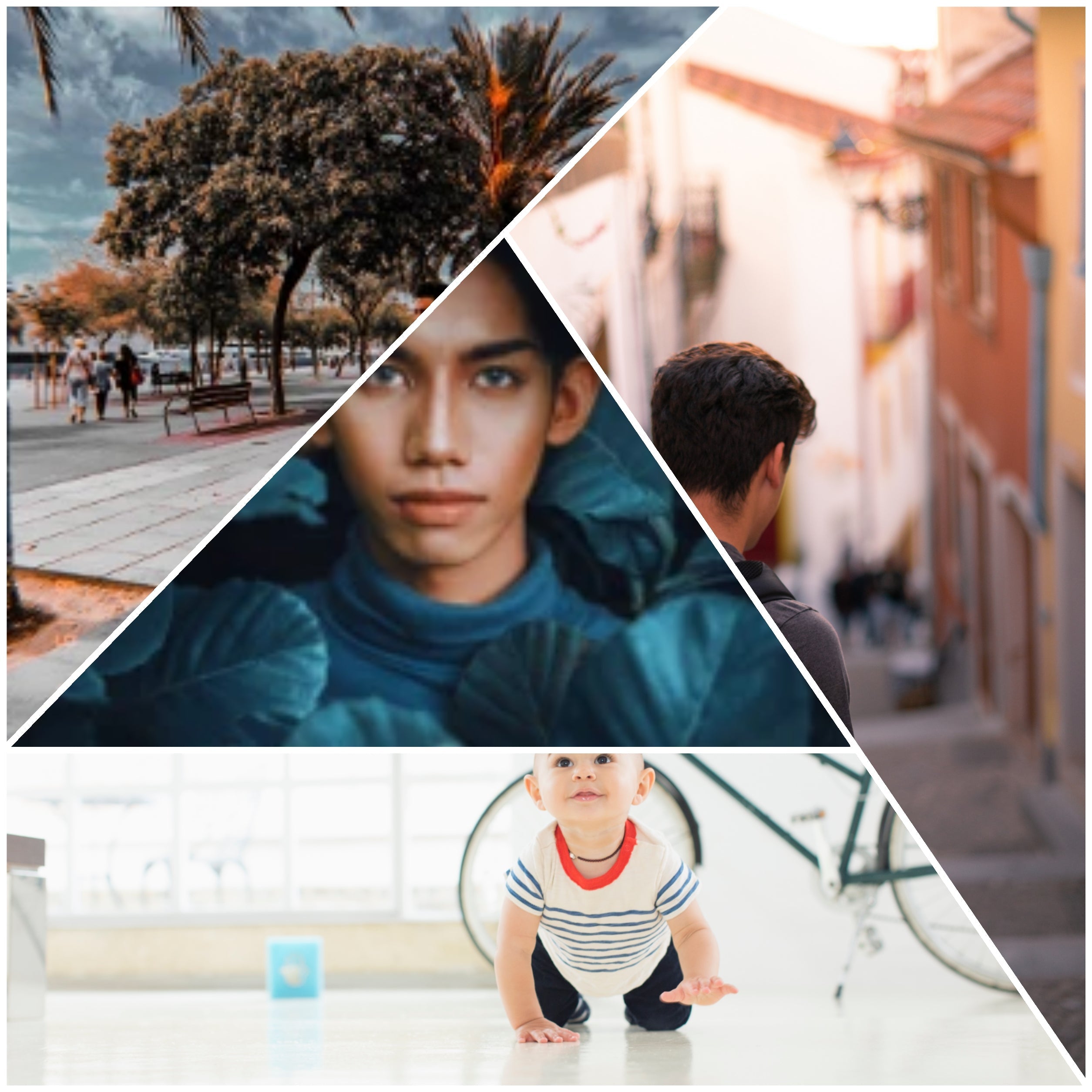 Four Pic Customized Collage A4 Frame