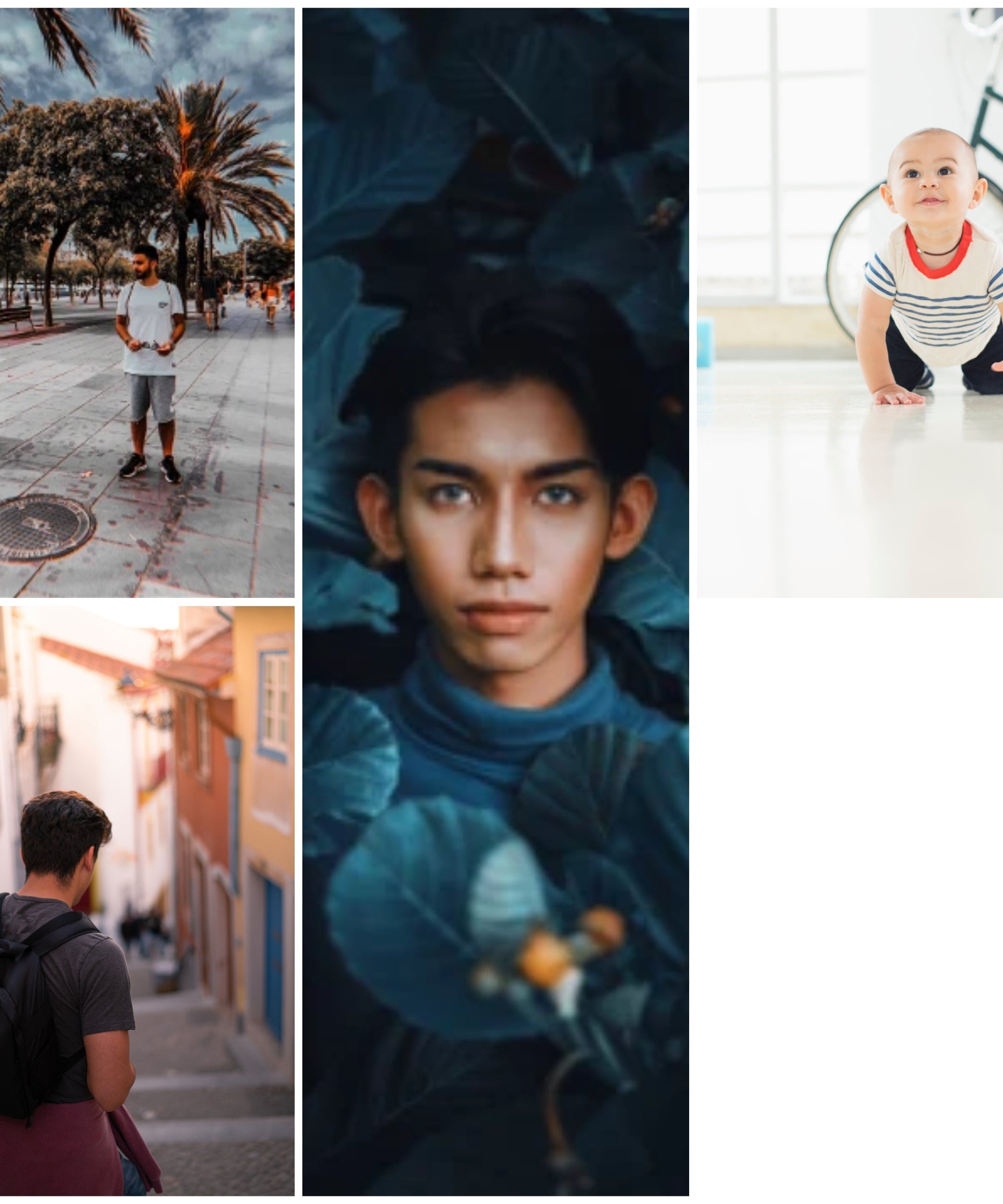 Four Pic Customized Collage A4 Frame 3