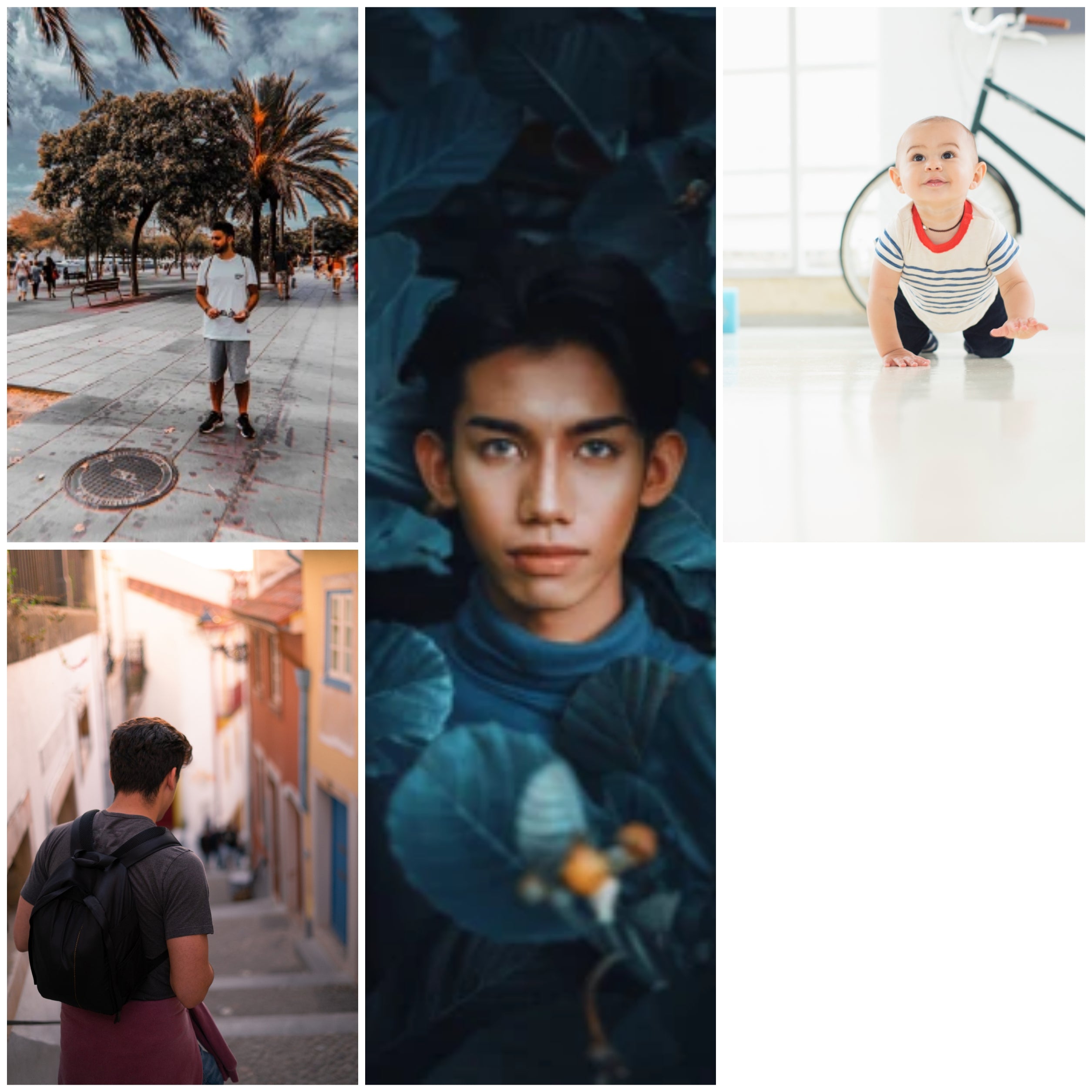 Four Pic Customized Collage A4 Frame 3