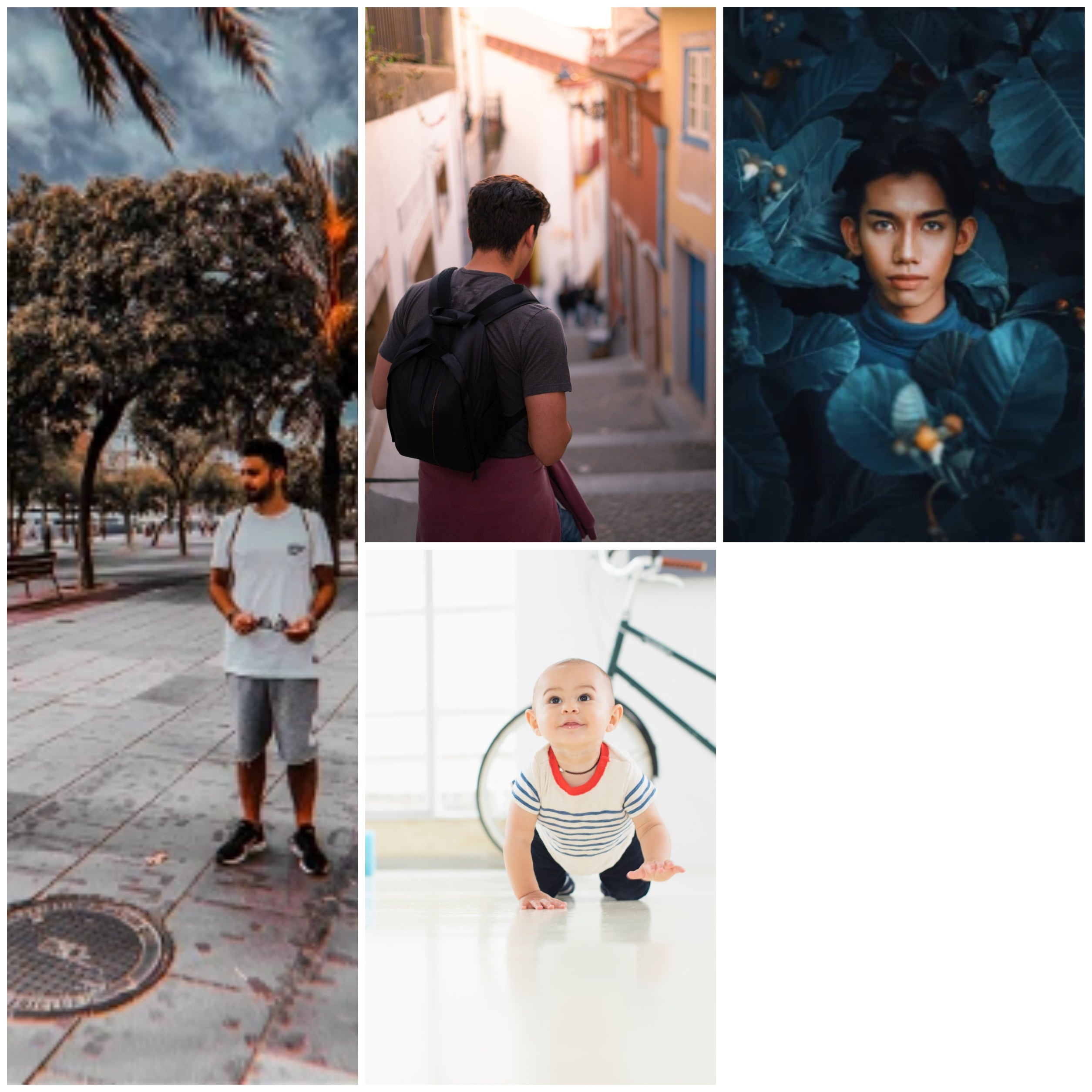 Four Pic Customized Collage A4 Frame 2