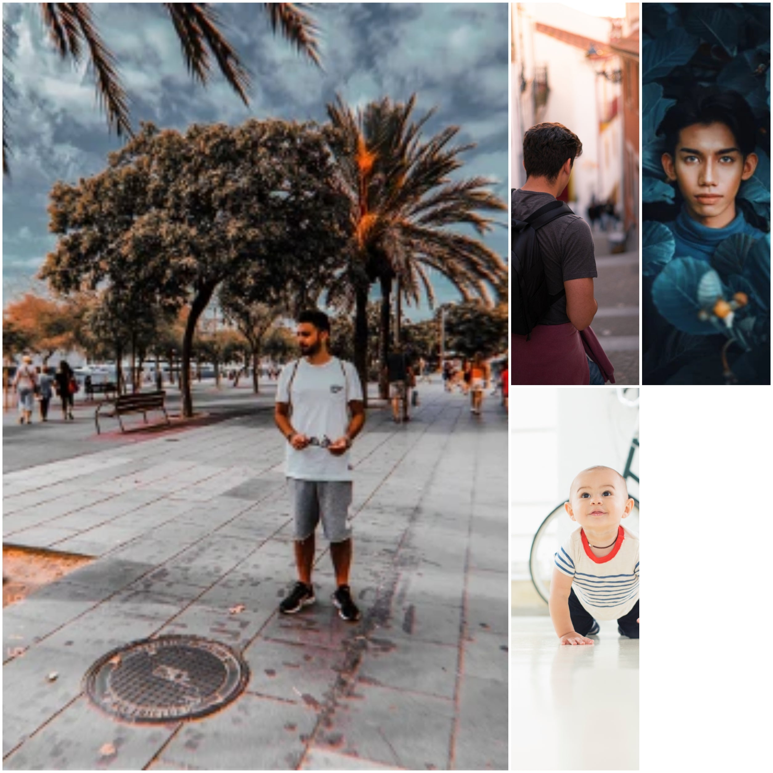 Four Pic Customized Collage A4 Frame 1