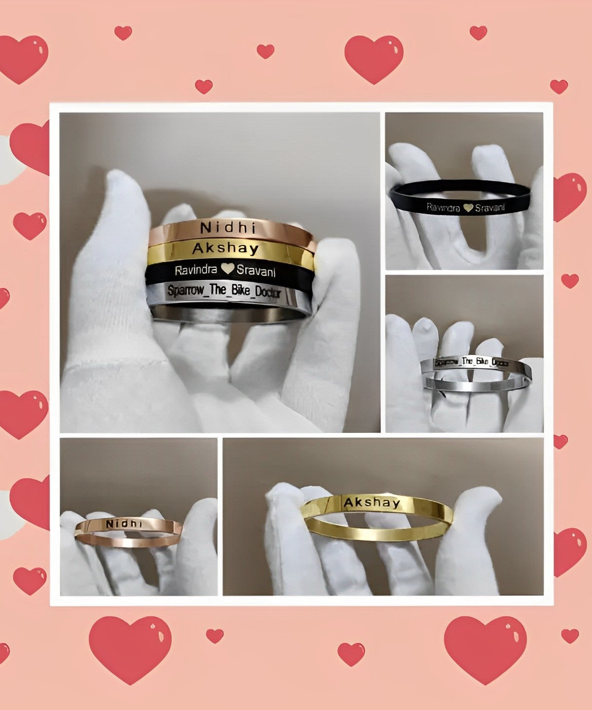 Customized Kada With Name Custom Built
