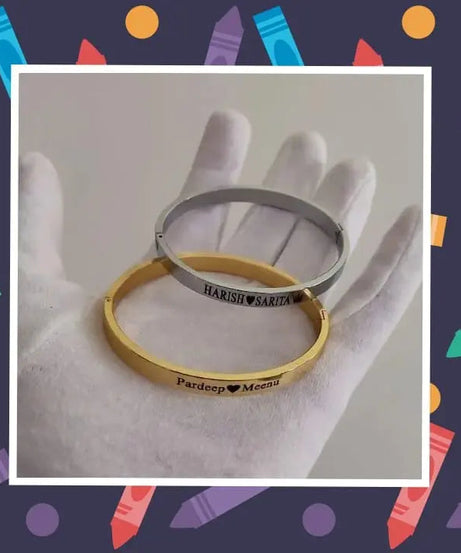 Stylish Kada With Your Name - Fattycraft Fattycraft