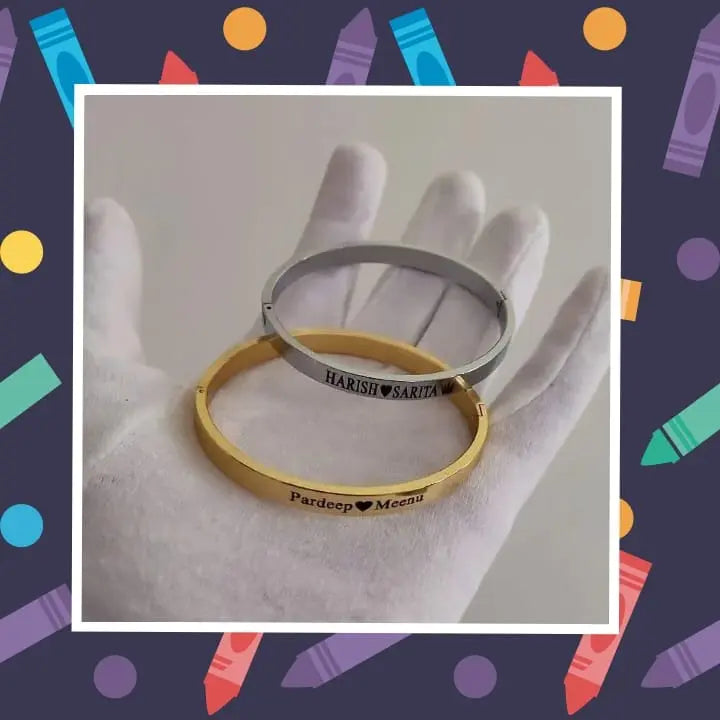 Stylish Kada With Your Name - Fattycraft Fattycraft