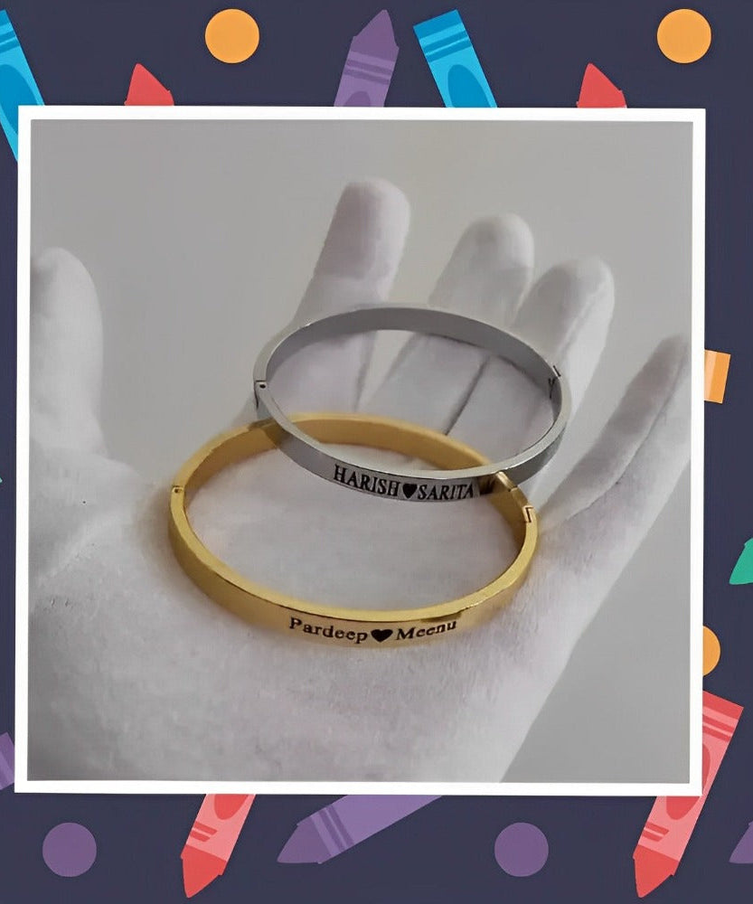 Customized Kada With Name Custom Built