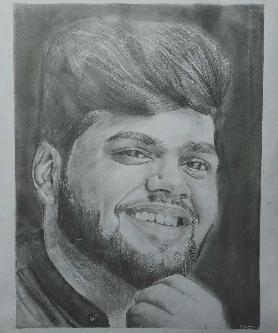 Single Portrait Customized Frame A4