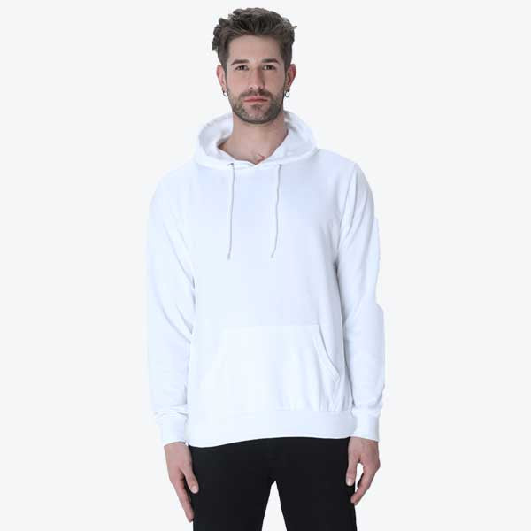 Customized Hooded Sweat Shirt S / White