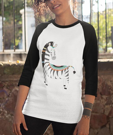 Customized Womens Raglan T-Shirt