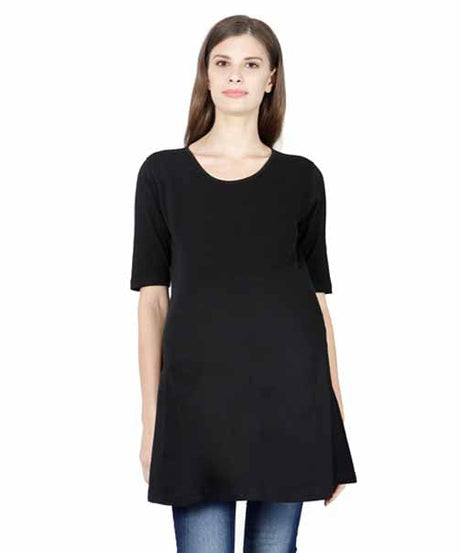 Customizable Maternity T-Shirt For Women S / Black