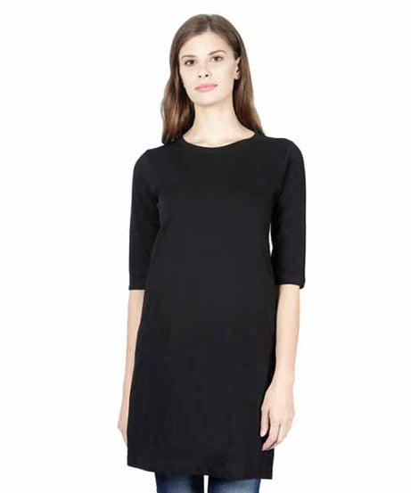 Long-Top T-Shirt S / Black