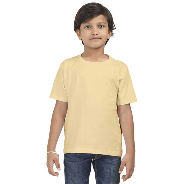 Customized Kids Boys T-Shirt 0 To 13 Years / Beige