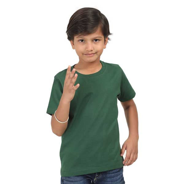 Customized Kids Boys T-Shirt 0 To 13 Years / Green