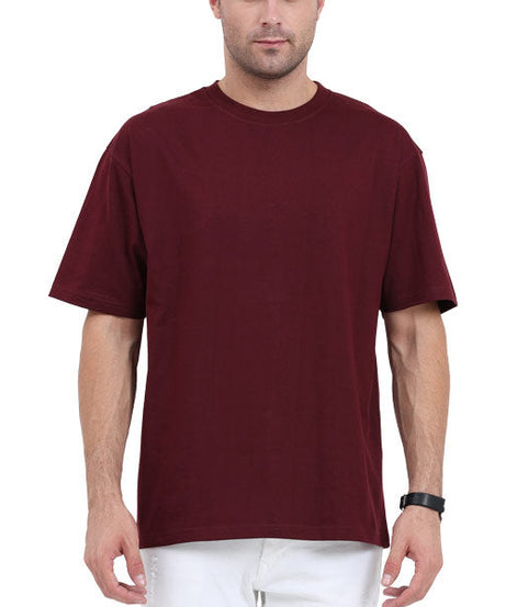 Customized Oversized T-Shirt S / Maroon