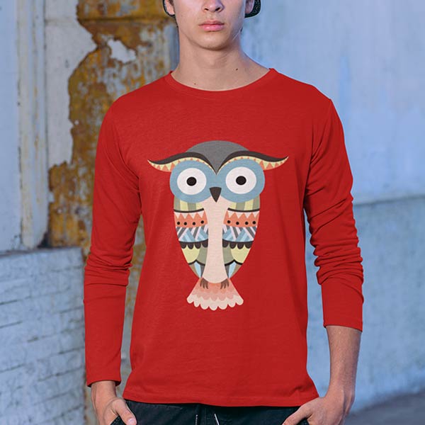 Customized Mens Full Sleeve T Shirt