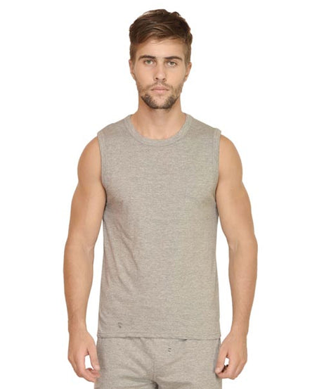 Customized Mens Gym Vest S / Grey