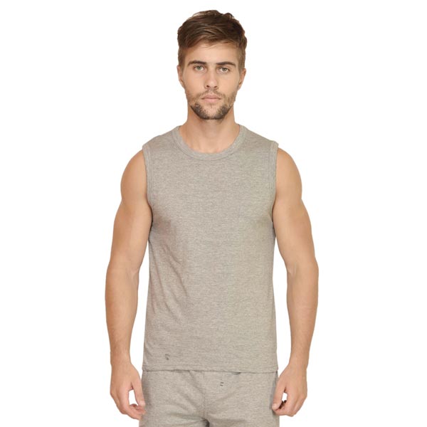 Customized Mens Gym Vest S / Grey