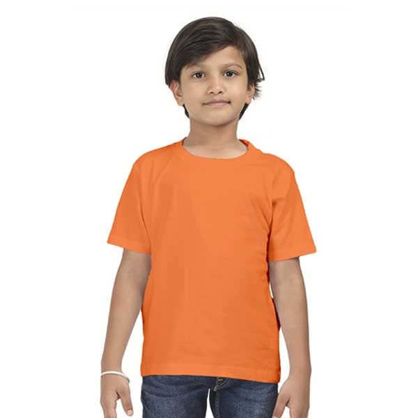 Customized Kids Boys T-Shirt 0 To 13 Years / Orange