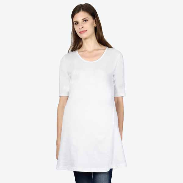 Customizable Maternity T-Shirt For Women S / White
