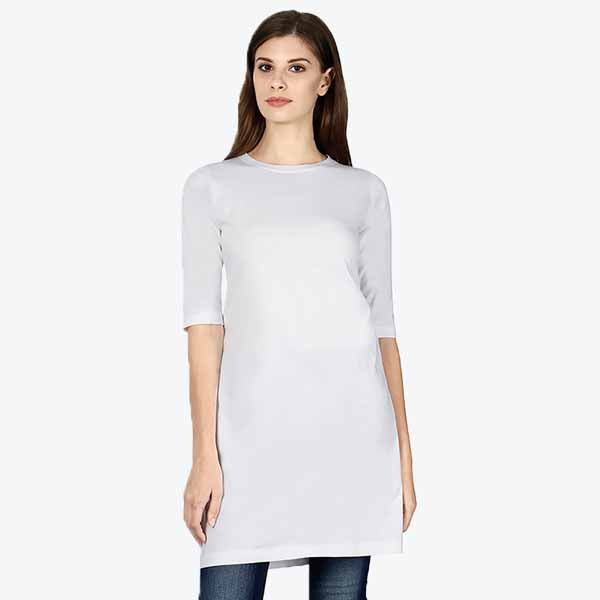 Long-Top T-Shirt S / White