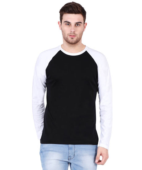 Customized Mens Full Hand T-Shirt S / Black