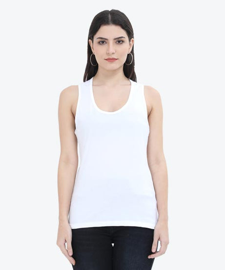Customized Womens Tank Top S / White