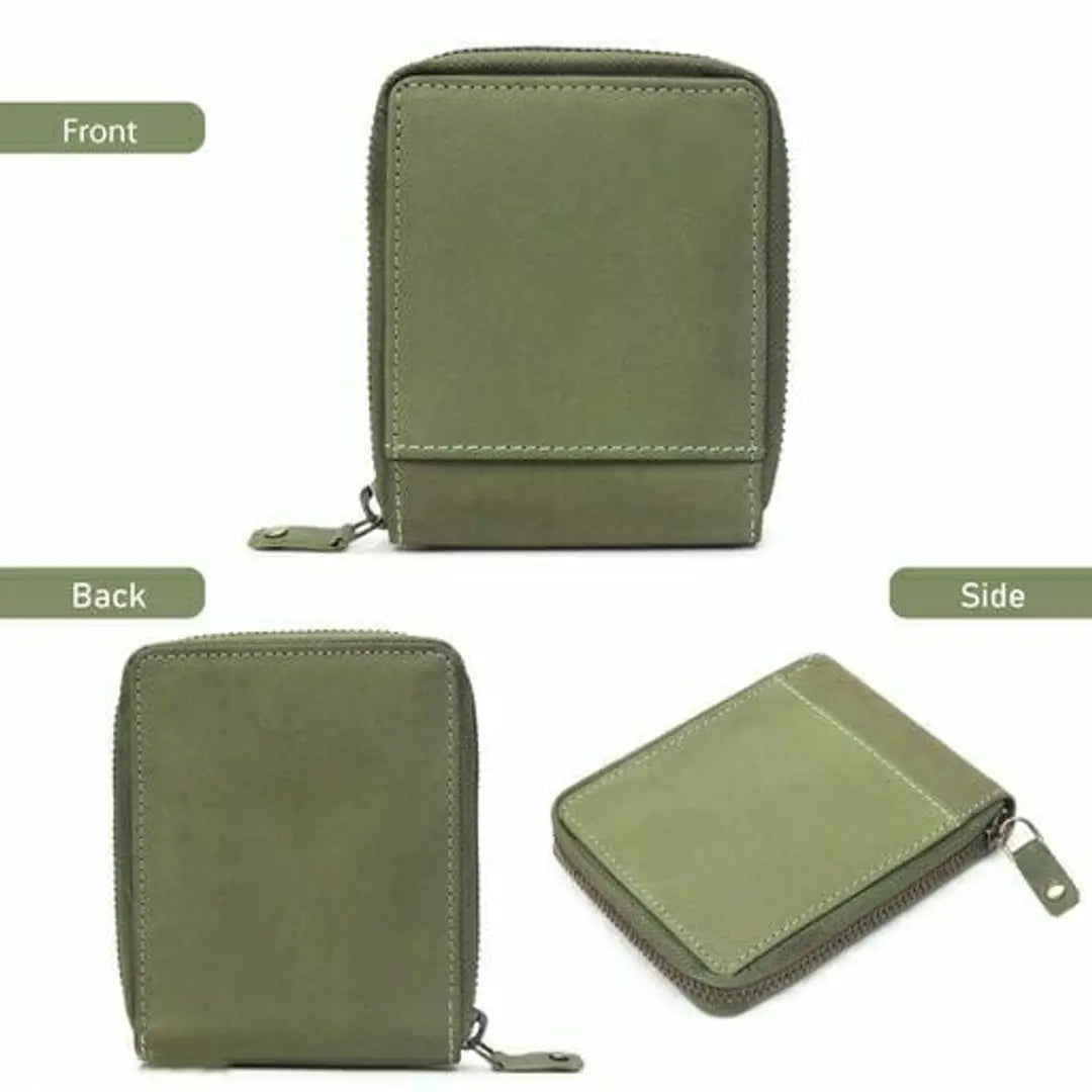 Leather Wallet green