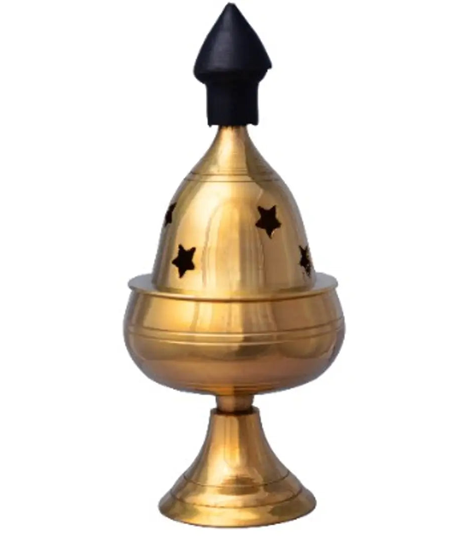 Diya Deep oil Lamp for pooja with Cap (Diameter 5 cm)