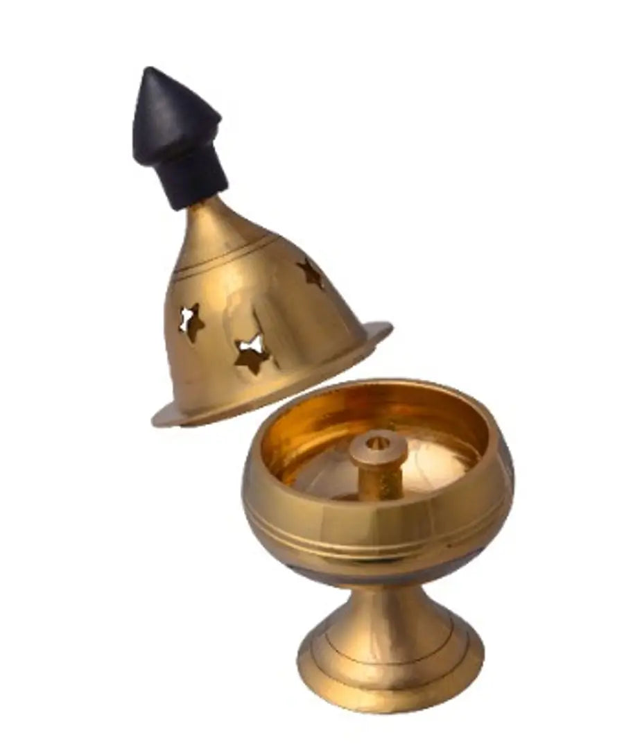 Diya Deep oil Lamp for pooja with Cap (Diameter 5 cm)