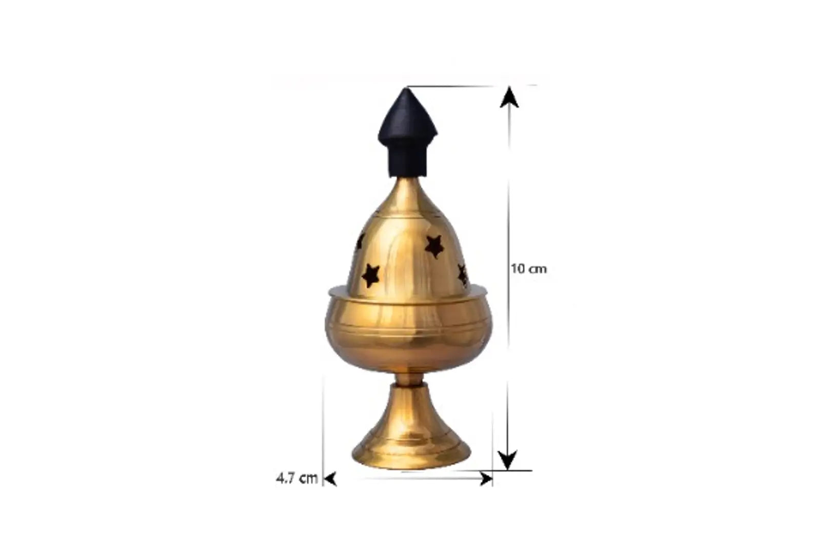 Diya Deep oil Lamp for pooja with Cap (Diameter 5 cm)