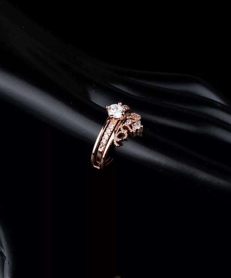 Titanium Stylish Look Women Ring Stainless Steel Silver Plated Ring