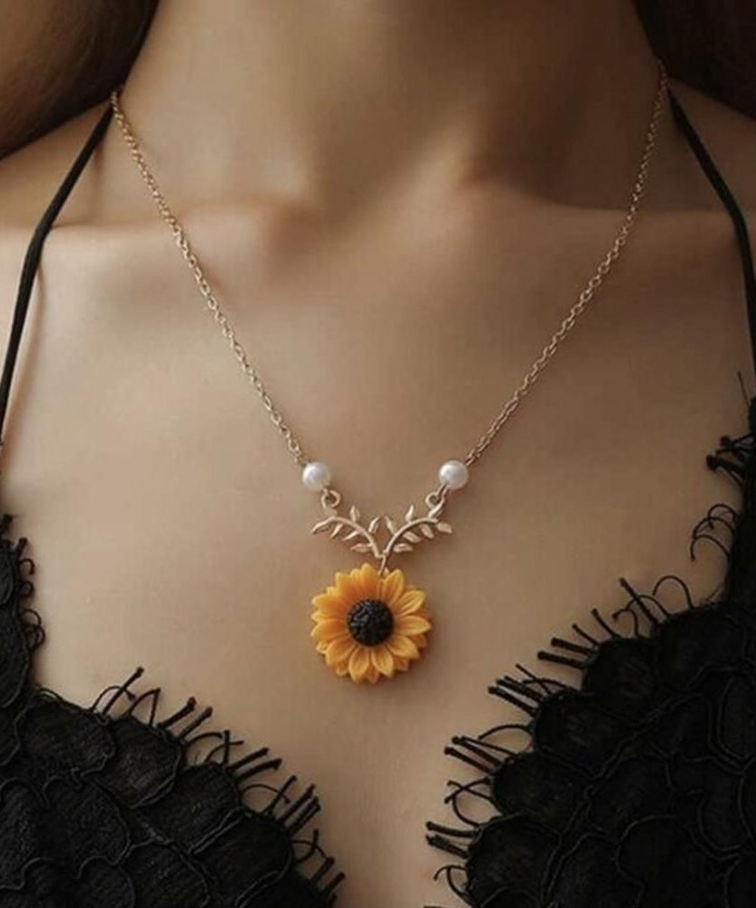 Sunflower Necklace For Women & Girls