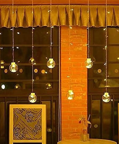 LED Wish Ball Curtain Light Fairy (White)