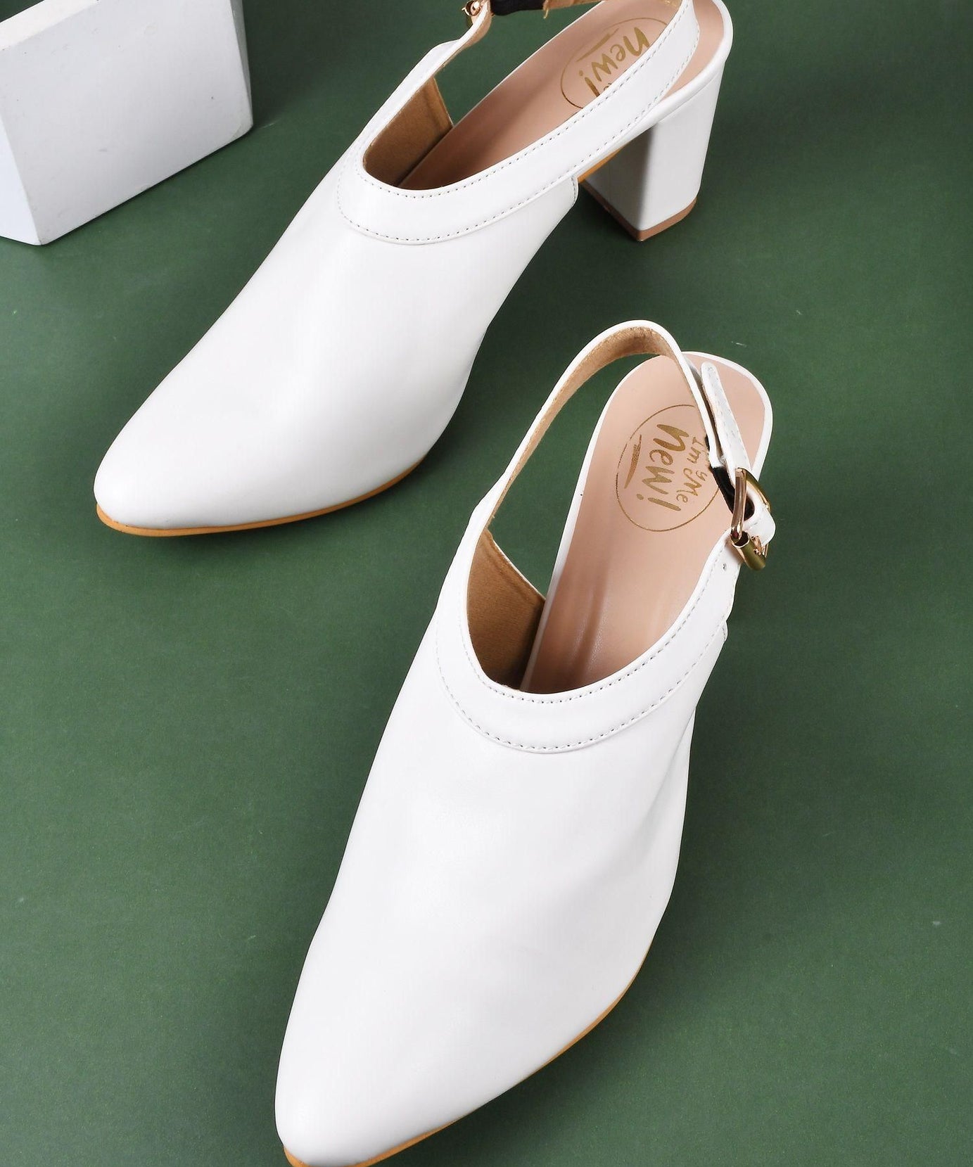 Comfort Block Heel Mule Bellies Sandal For Women's