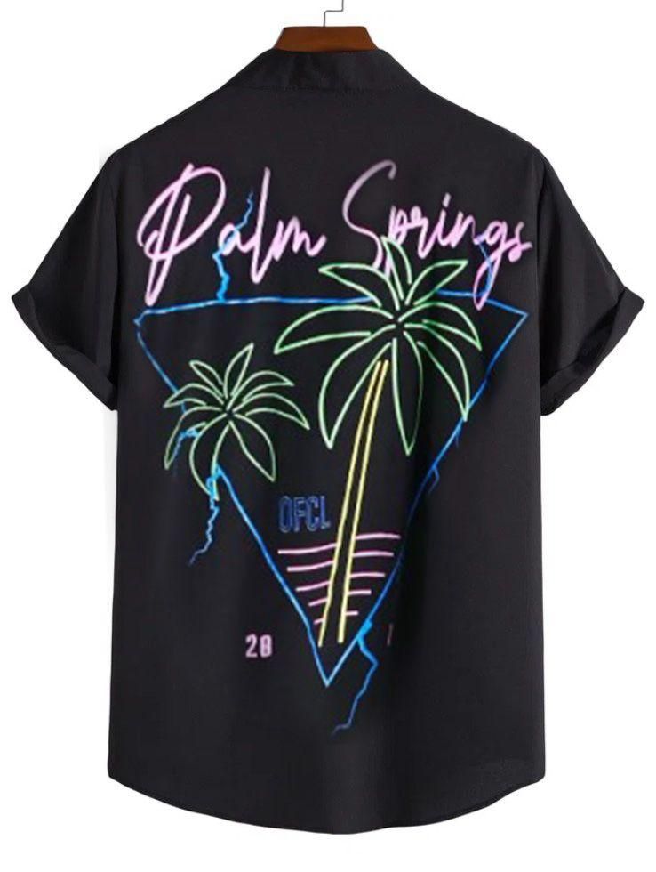 Cotton Color Block Half Sleeves Regular Fit Mens Casual Shirt