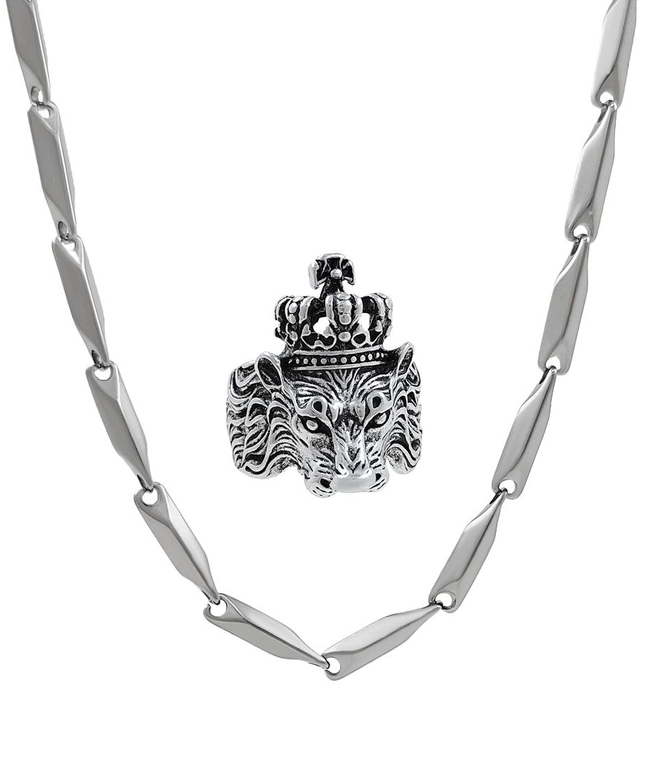 Silver plated chain with silver plated