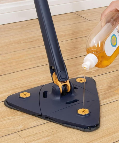 Blue Squeezing Triangle Cleaning Mop