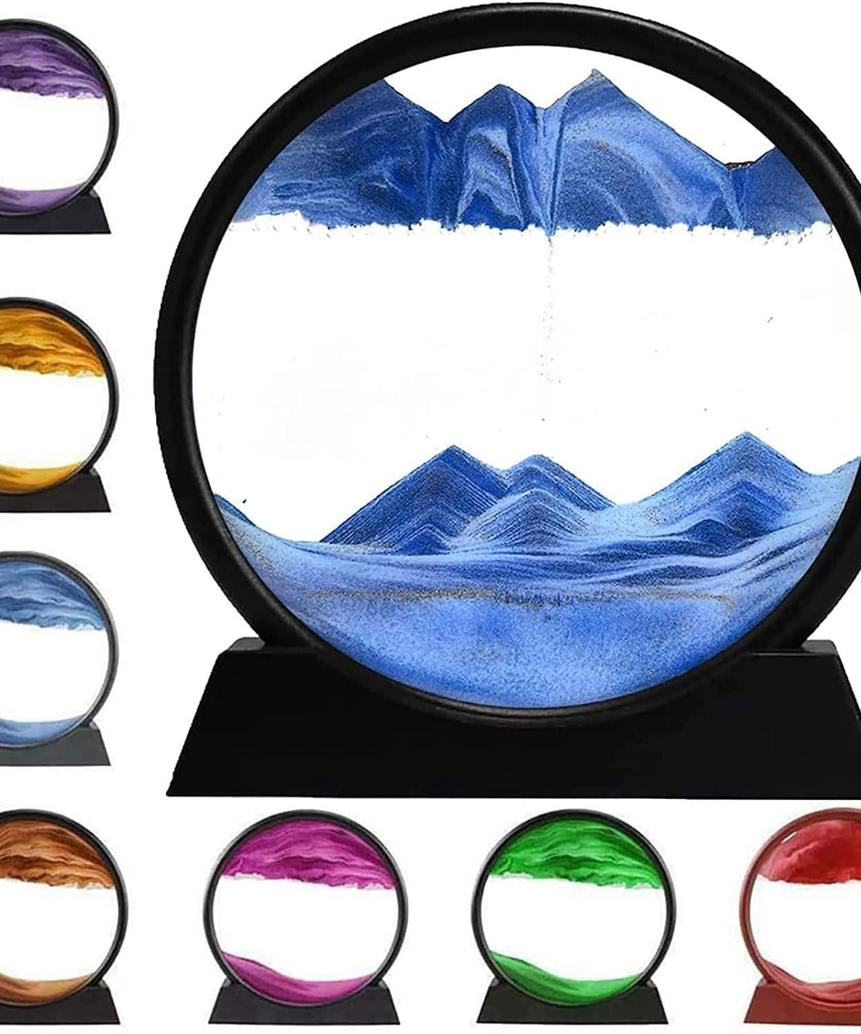 Relaxing Kinetic Sandscape Art Table Desk