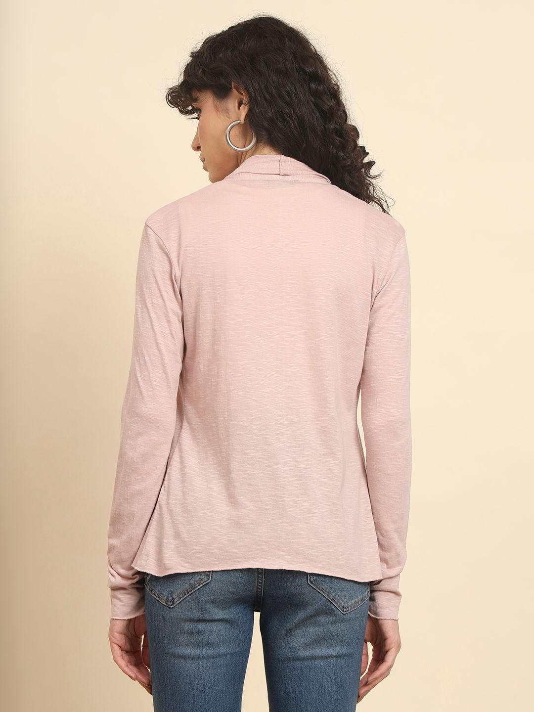 TRENDARREST Women Peach Shrug