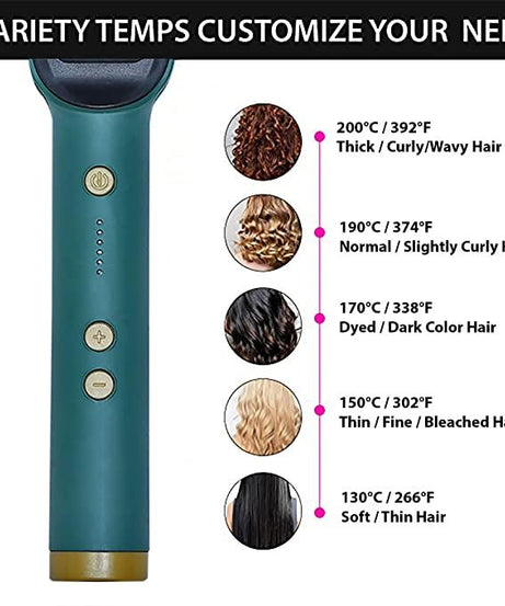 Professional Electric Hair Straightener Comb Brush