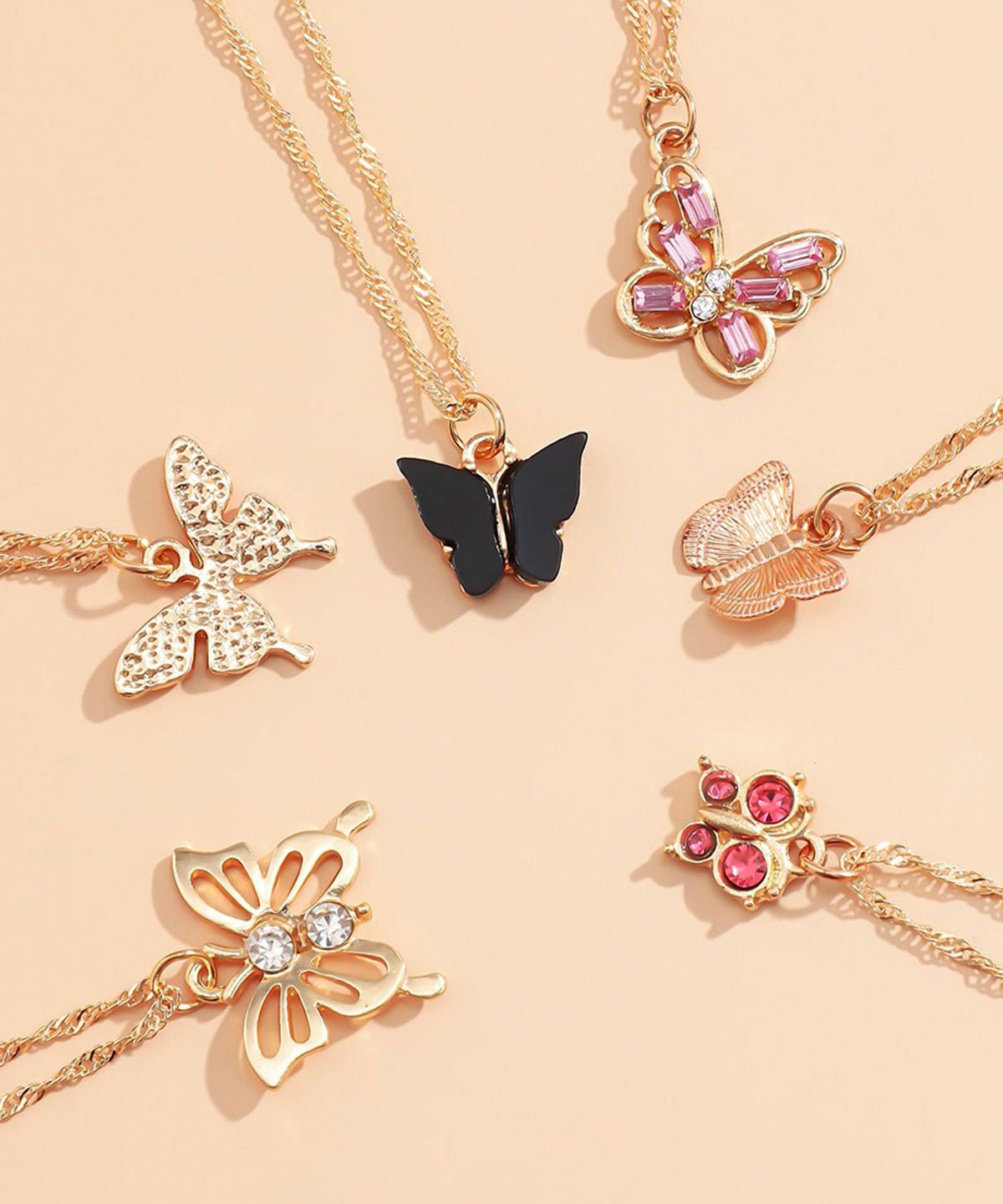 Combo Pack Of Necklace with Pendant(Pack Of 6)